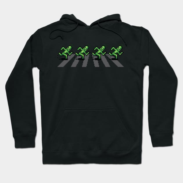 Final Fantasy: Cactuars Crossing Hoodie by inotyler